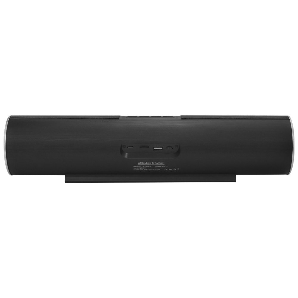 Caixa de Som ArgomTech ARG-SP-3045BK Bullet Sound Beats Bluetooth / USB  / TF - Preto