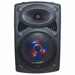 Caixa de Som Ecopower EP-1904 com Tela 12" / Bluetooth / USB / FM / SD