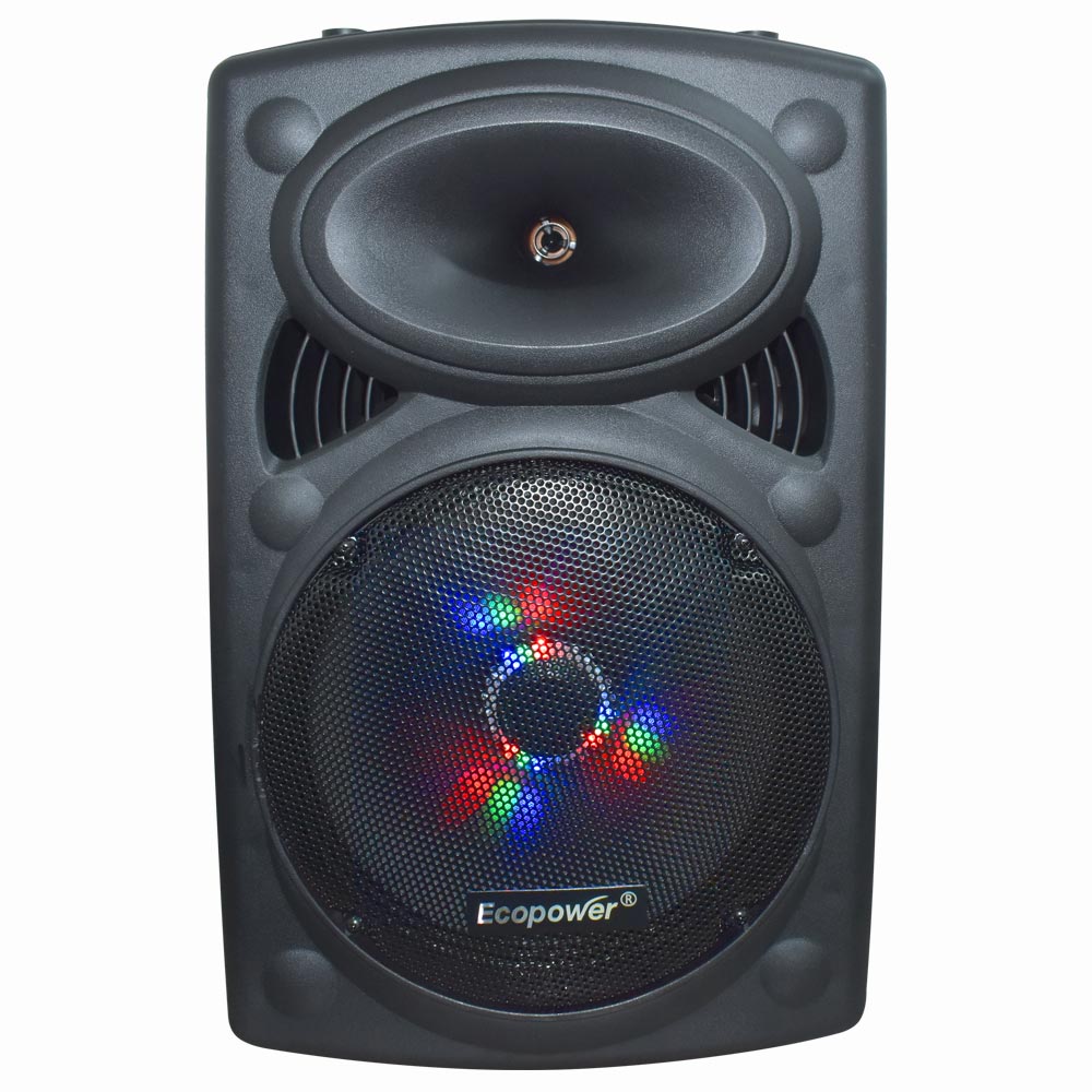 Caixa de Som Ecopower EP-1904 com Tela 12" / Bluetooth / USB / FM / SD