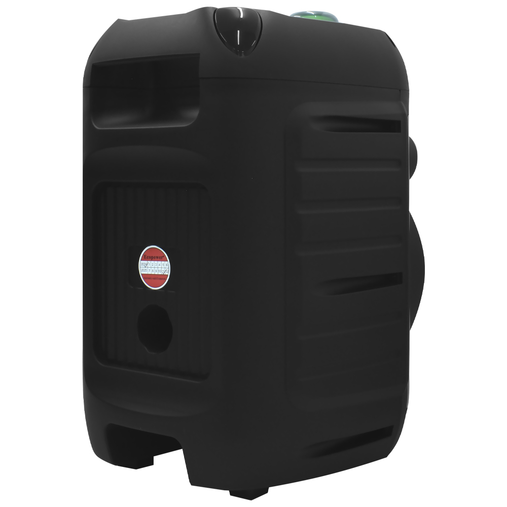 Caixa de Som Ecopower EP-1967 8" Bluetooth / USB / AUX / FM / MIC - Preto