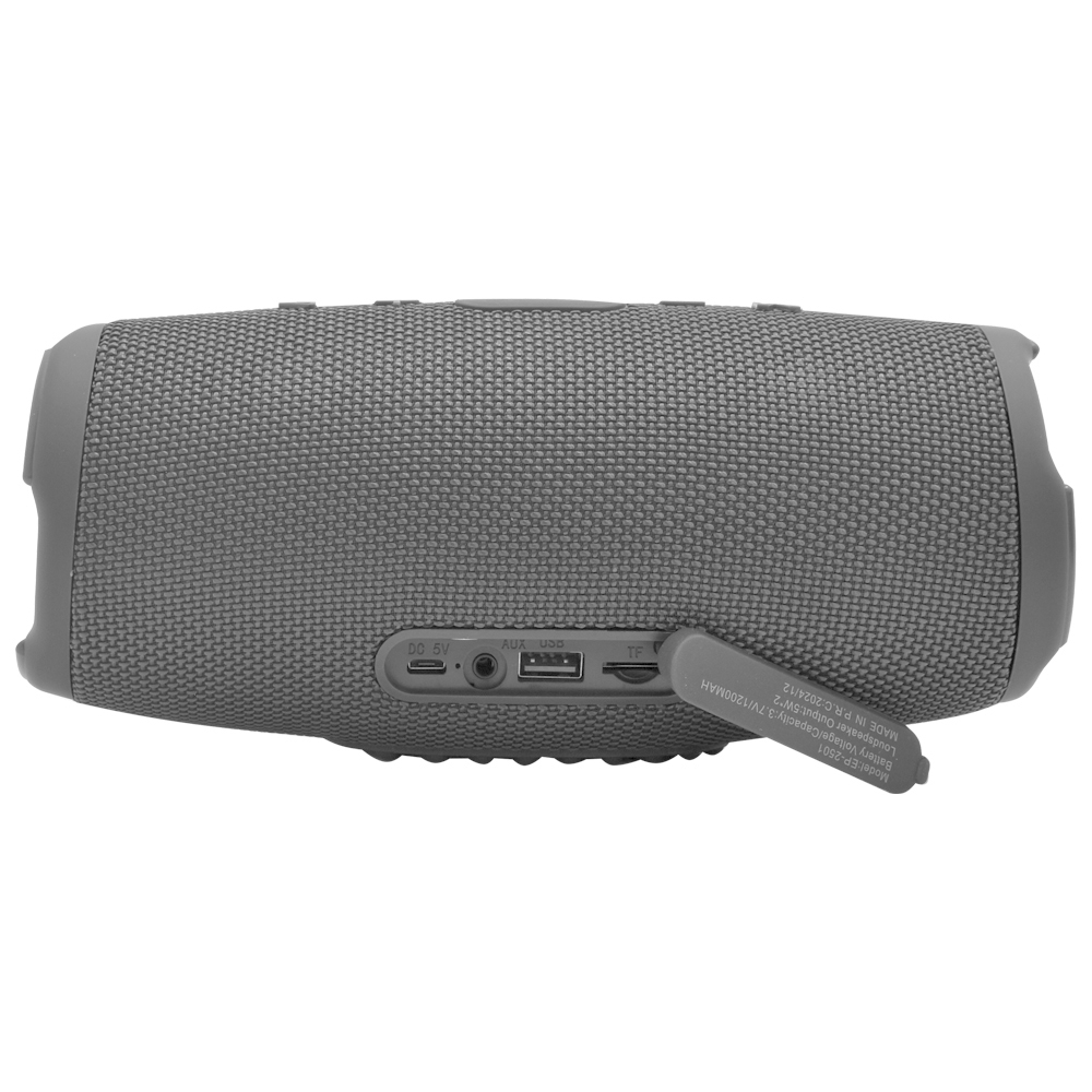 Caixa de Som Ecopower EP-2501 Bluetooth / USB / Aux / FM / TF - Cinza