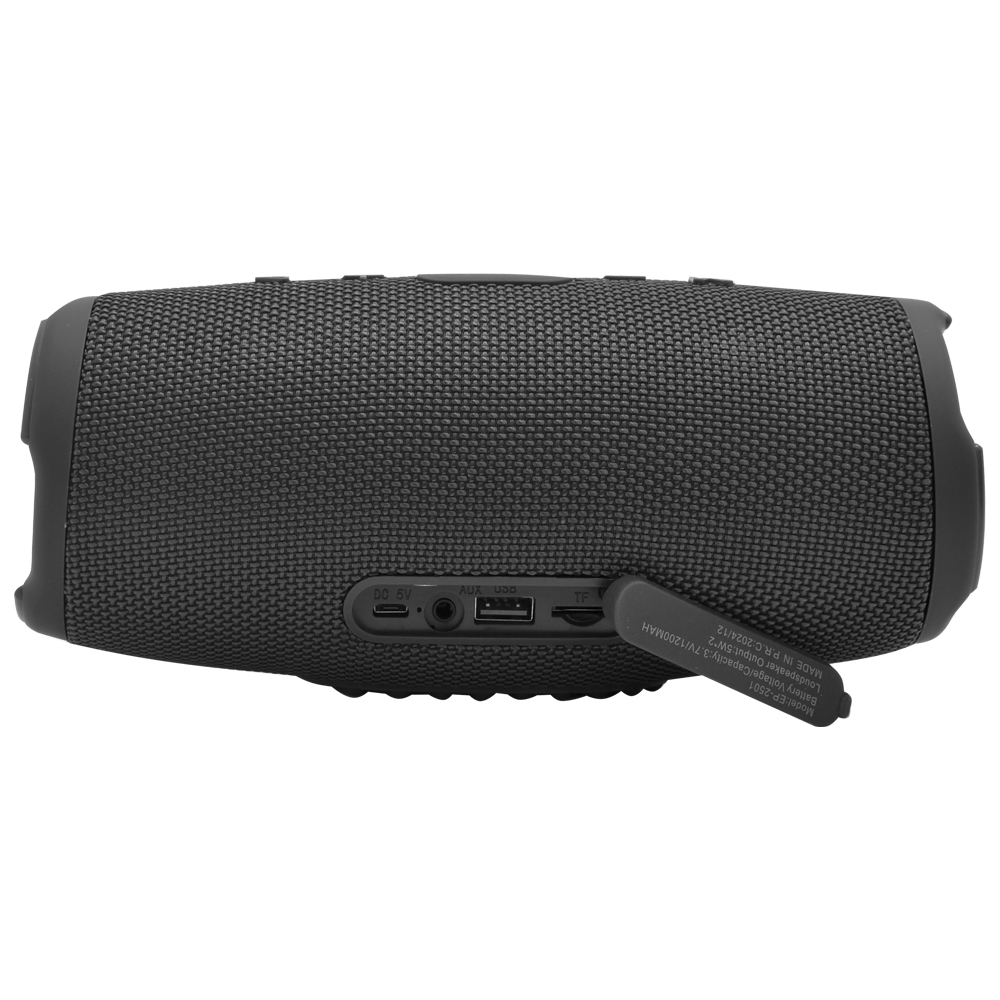 Caixa de Som Ecopower EP-2501 Bluetooth / USB / FM / TF / AUX - Preto