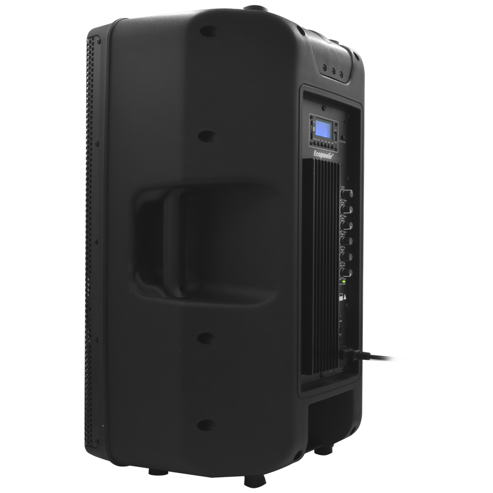 Caixa de Som Ecopower EP-S307B Bluetooth / USB / FM / SD / Bivolt - Preto