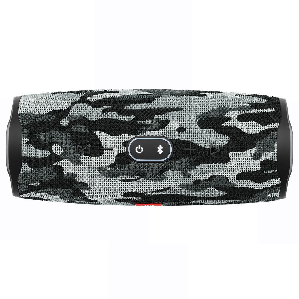 Caixa de Som JBL Charge 4 Bluetooth - Camuflado Squad Preto / Branco