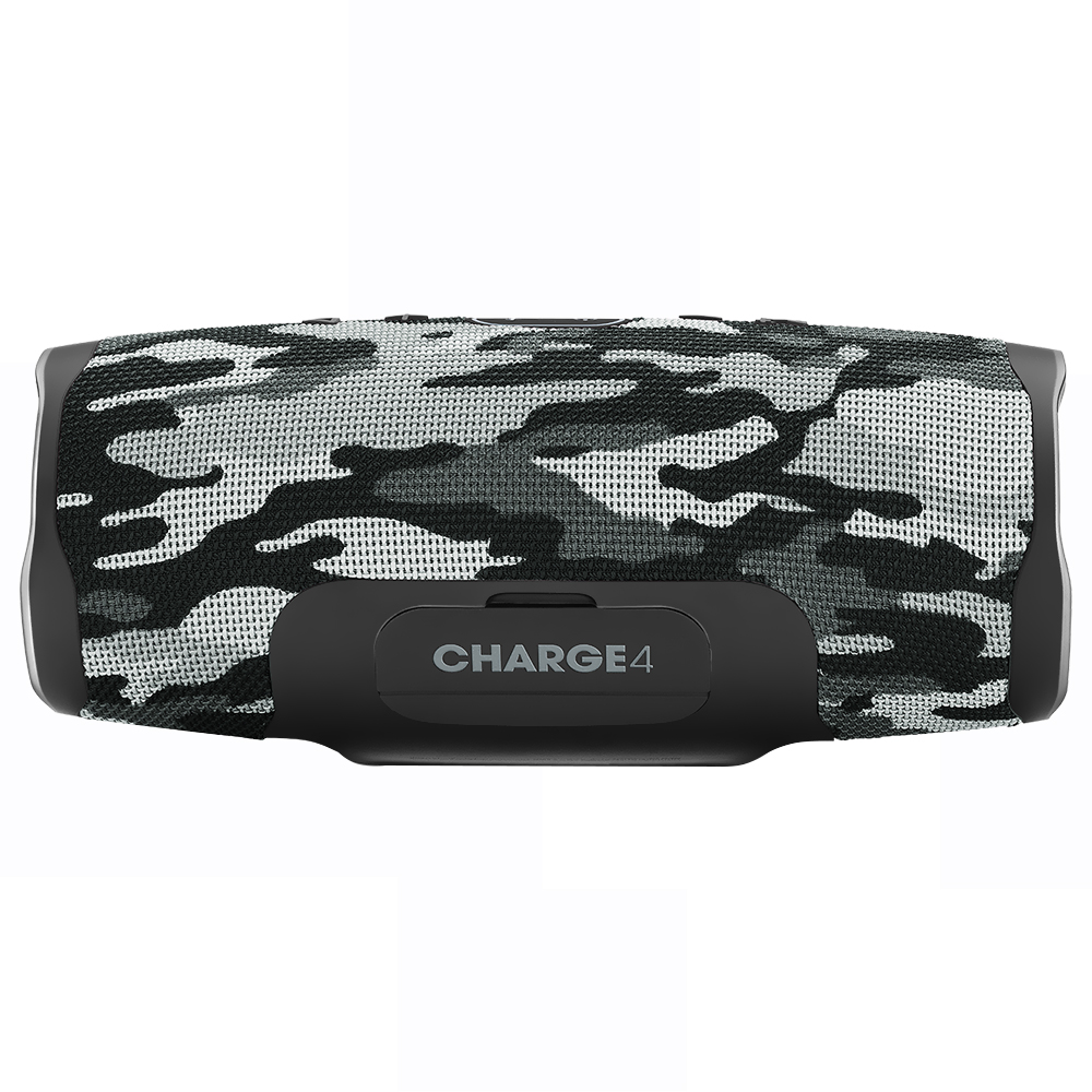 Caixa de Som JBL Charge 4 Bluetooth - Camuflado Squad Preto / Branco