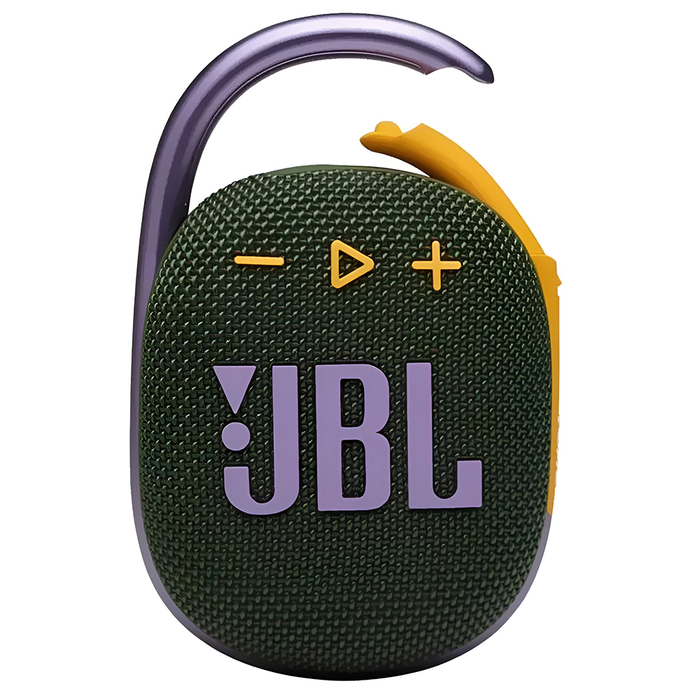 Caixa de Som JBL Clip 4 Bluetooth - Verde / Roxo