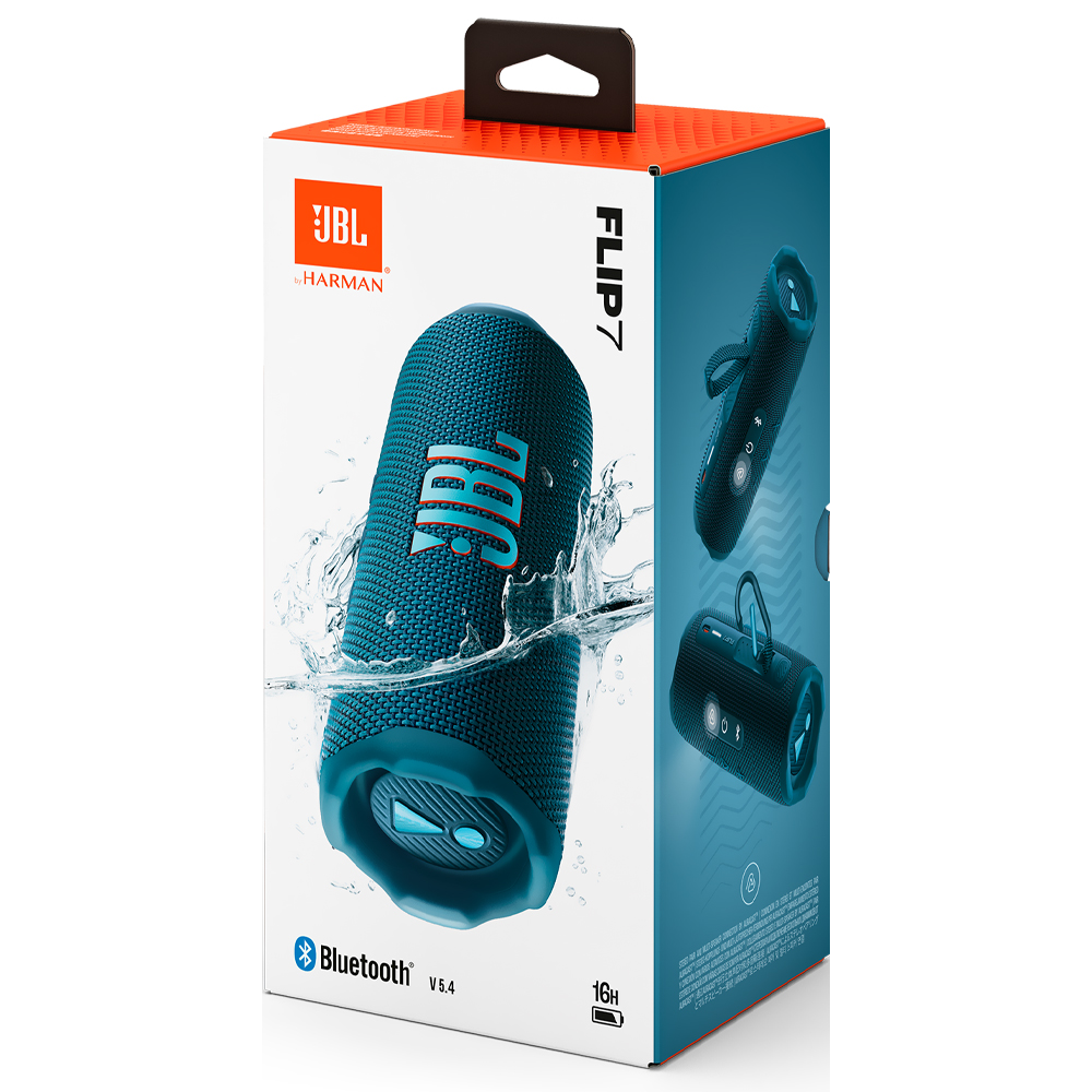 Caixa de Som JBL Flip 7 Bluetooth - Azul