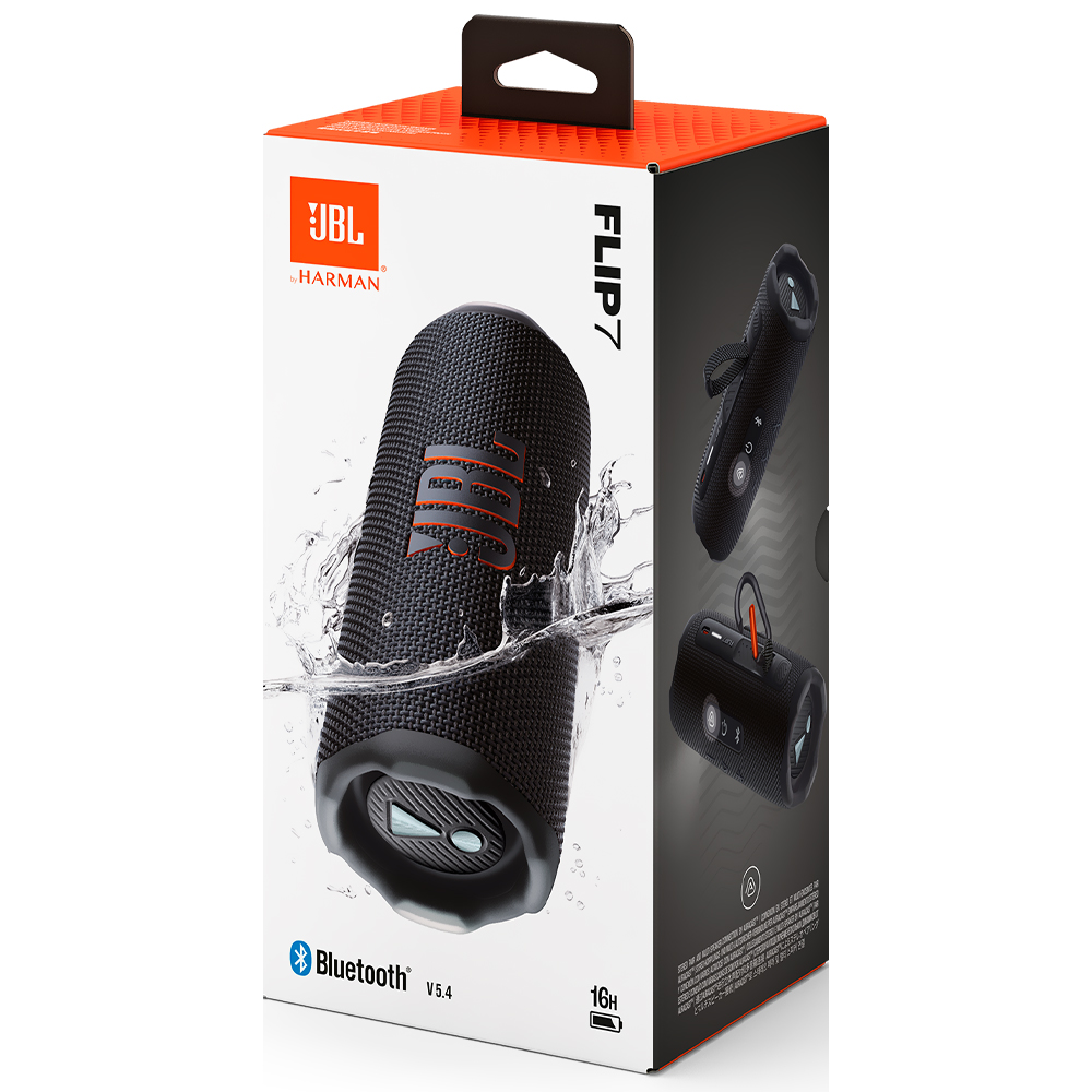 Caixa de Som JBL Flip 7 Bluetooth - Preto