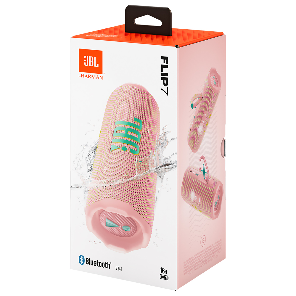Caixa de Som JBL Flip 7 Bluetooth - Rosa