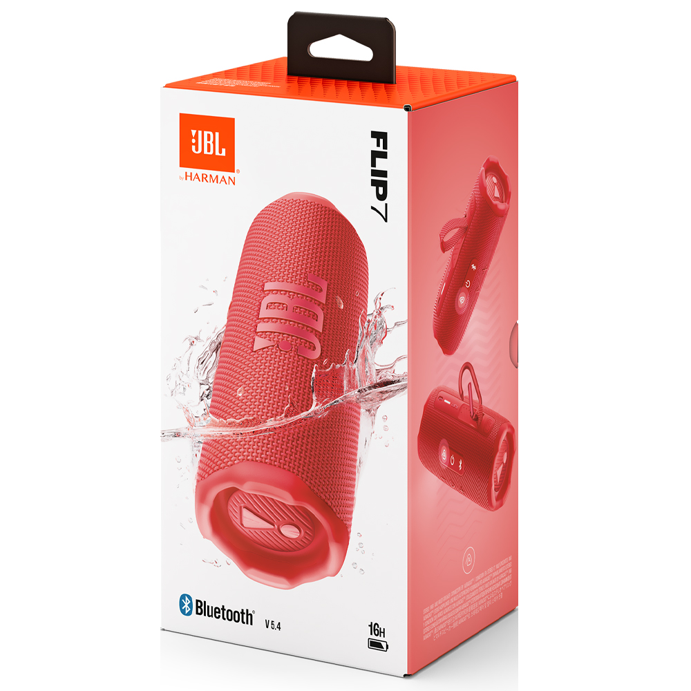 Caixa de Som JBL Flip 7 Bluetooth - Vermelho