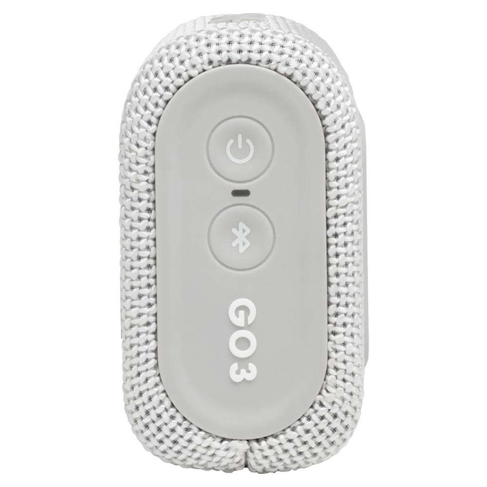 Caixa de Som JBL Go 3 Bluetooth - Branco