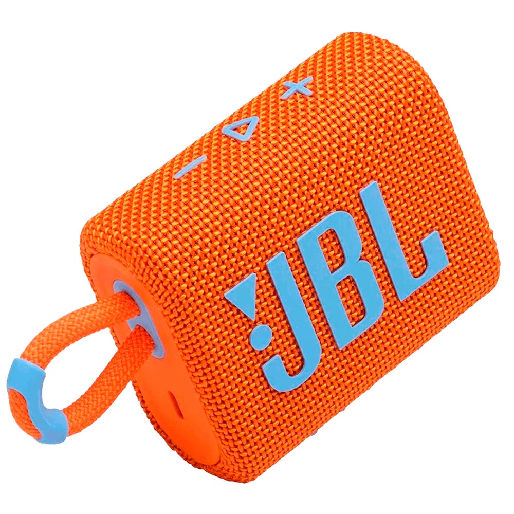 Caixa de Som JBL Go 3 Bluetooth - Laranja