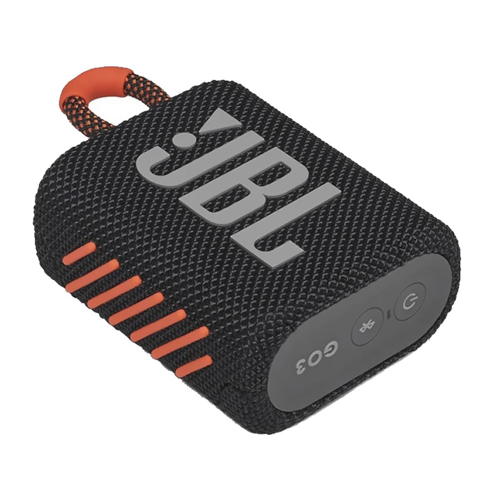 Caixa de Som JBL Go 3 Bluetooth - Preto / Laranja