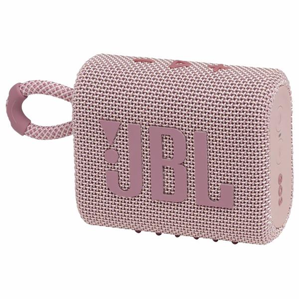 Caixa de Som JBL Go 3 Bluetooth - Rosa