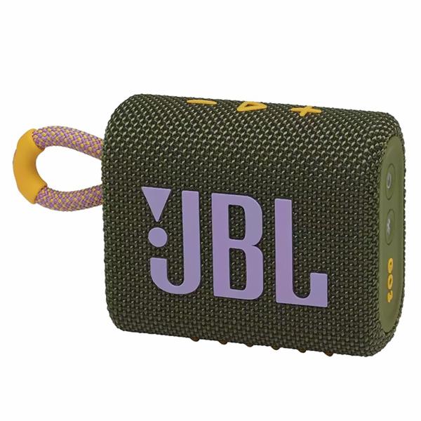 Caixa de Som JBL Go 3 Bluetooth - Verde / Roxo