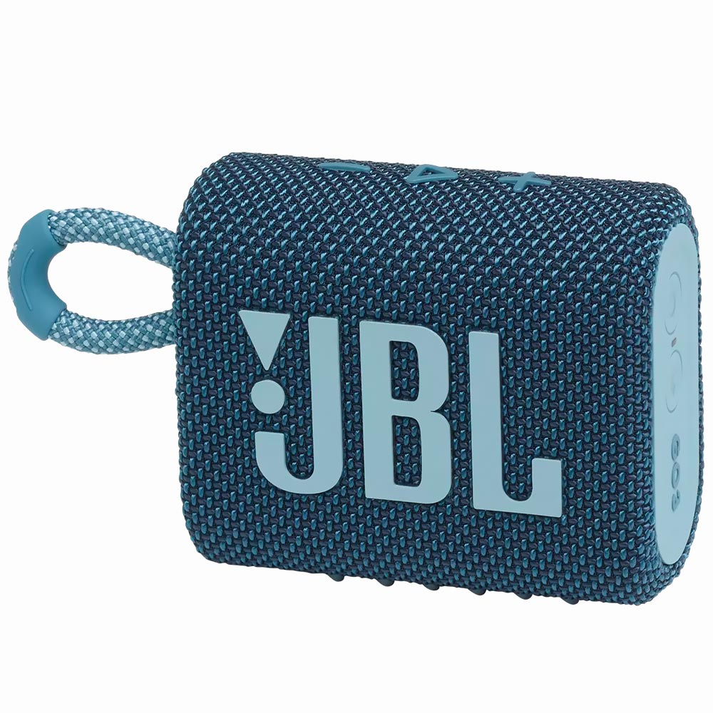 Caixa de Som JBL Go 3 Eco Bluetooth - Azul