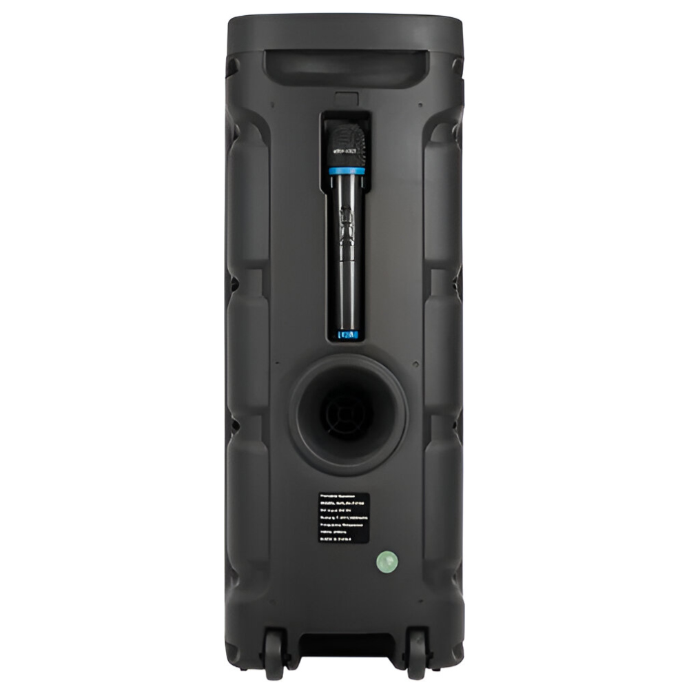 Caixa de Som Kolav F2102 LED RGB Bluetooth / USB / TF / Aux / 10" - Preto