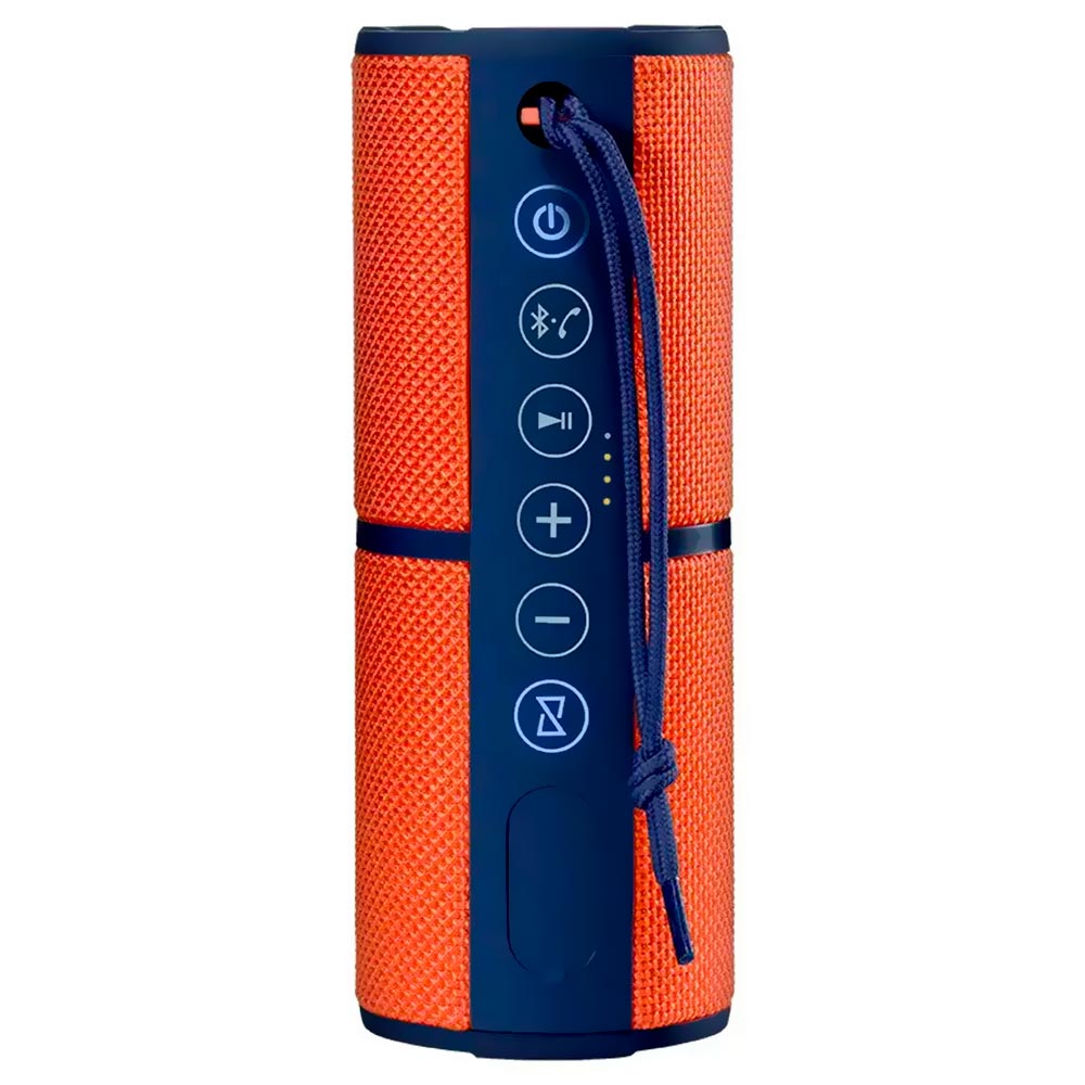 Caixa de Som Pulse SP246 Waterproof Bluetooth / Micro SD / FM - Azul / Laranja