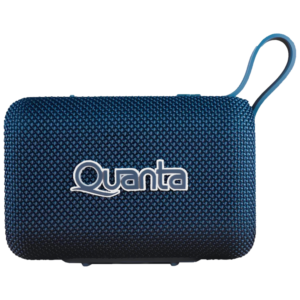 Caixa de Som Quanta QTSPS80 Mini Bluetooth / TWS / Micro SD - Azul