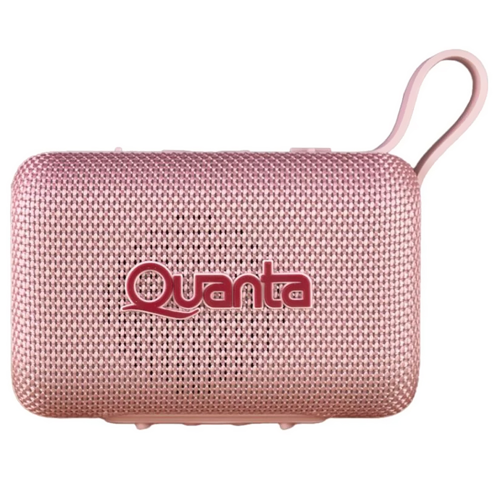 Caixa de Som Quanta QTSPS80 Mini Bluetooth / TWS / Micro SD - Rosa