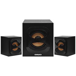 Caixa de Som Satellite AS-628BL Bluetooth / USB - Preto