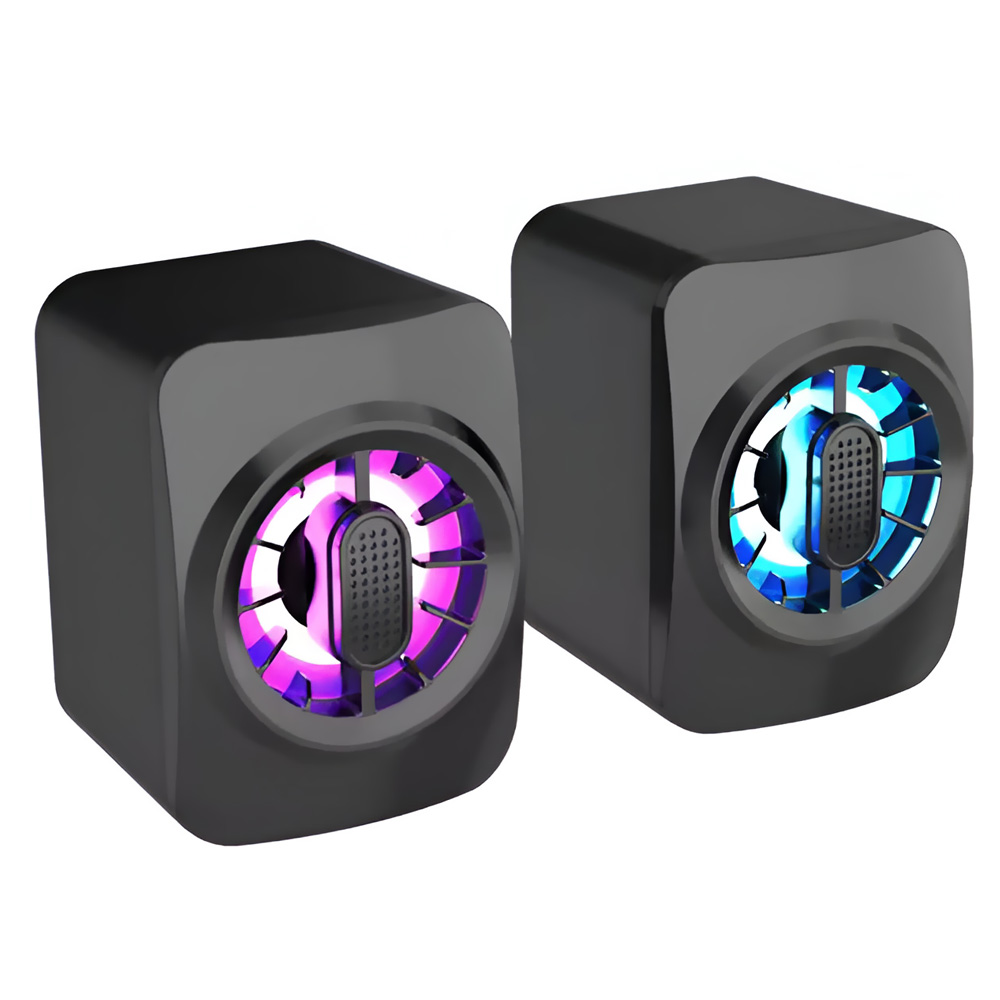 Caixa de Som Satellite AS-691U Gaming RGB / USB - Preto