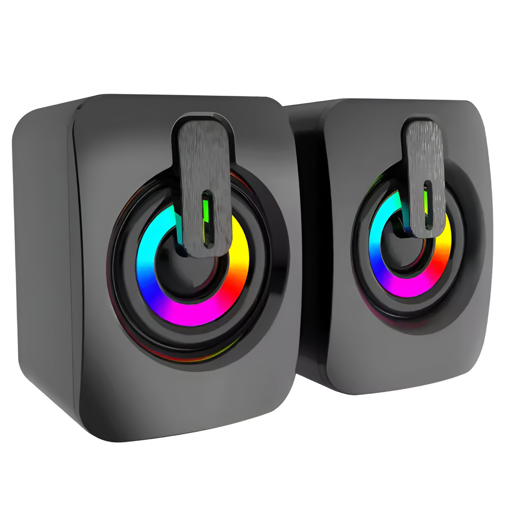 Caixa de Som Satellite AS-692U Gaming RGB / USB - Preto