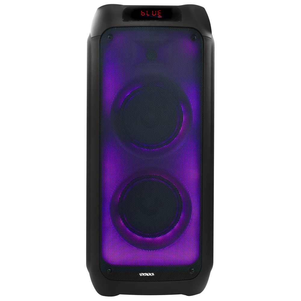 Caixa de Som Satellite AS-L720 RGB / Bluetooth / USB / TF / Aux / Bivolt - Preto