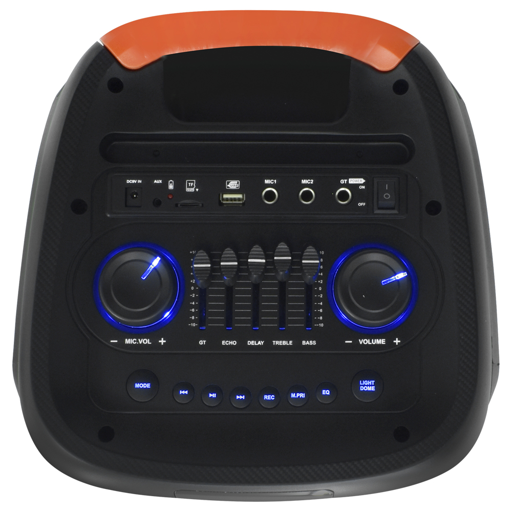 Caixa de Som Satellite AS-L825 RGB / Bluetooth / USB / TF / Aux / Bivolt - Preto