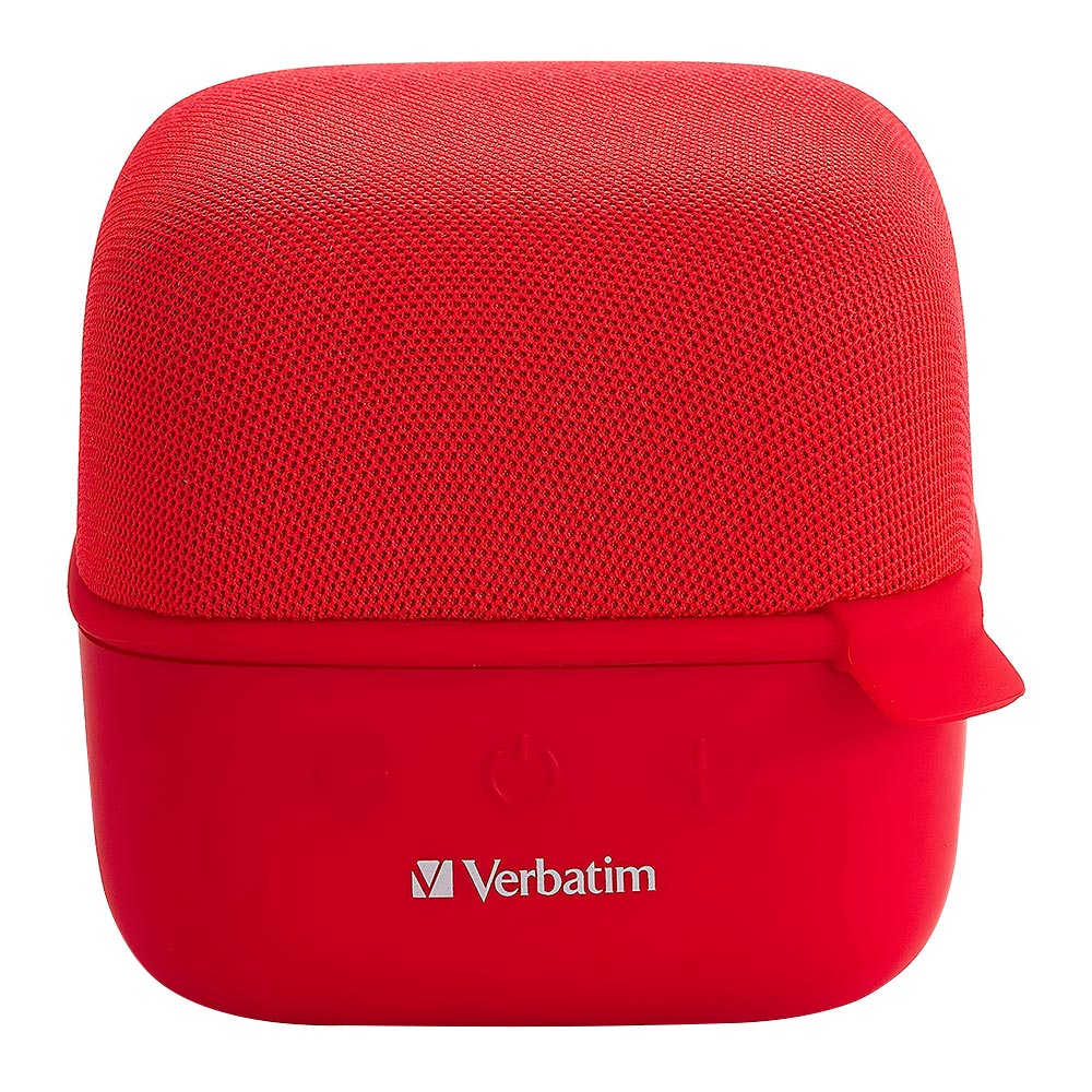 Caixa de Som Verbatim 70225 Cube Bluetooth - Vermelho