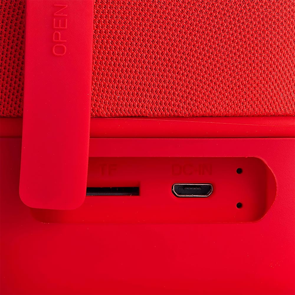 Caixa de Som Verbatim 70225 Cube Bluetooth - Vermelho