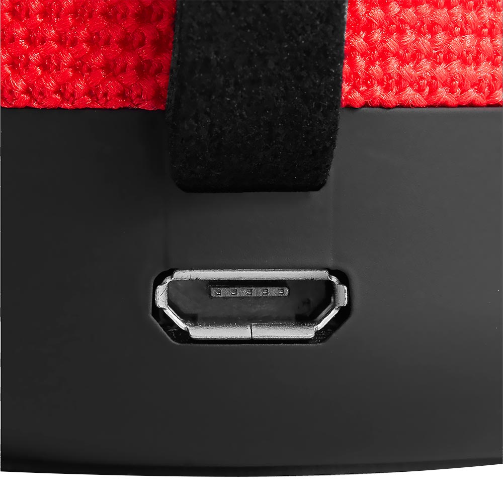 Caixa de Som Verbatim 70230 Mini Bluetooth - Preto / Vermelho