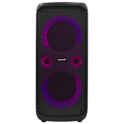 Speaker Ecopower EP-2225 LED / Bluetooth / USB / FM / TF - Preto