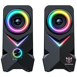 SPEAKER ONIKUMA L2 GAMING RGB BT/USB PRETO