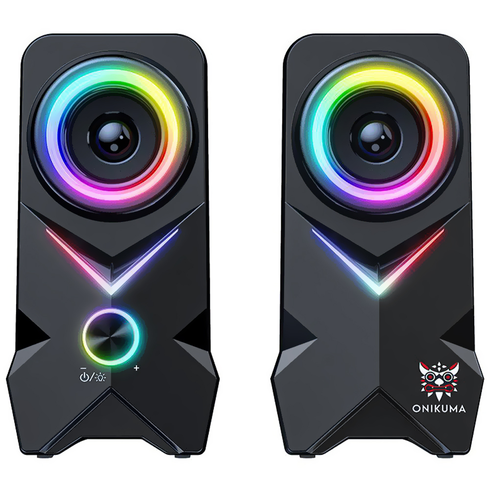 SPEAKER ONIKUMA L2 GAMING RGB BT/USB PRETO