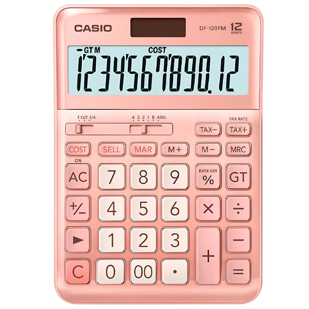 Calculadora Casio DF-120FM-PK 12 Digitos - Rosa