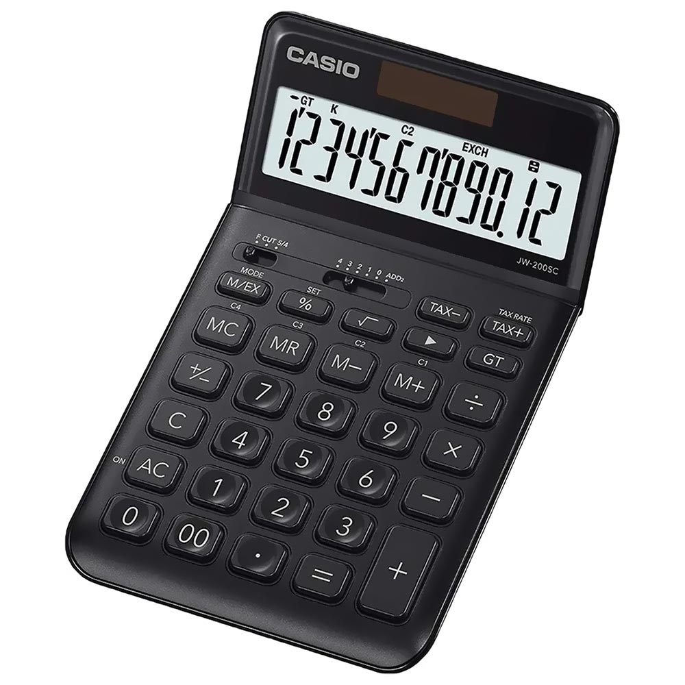 Calculadora Casio JW-200SC-BK 12 Digitos - Preto