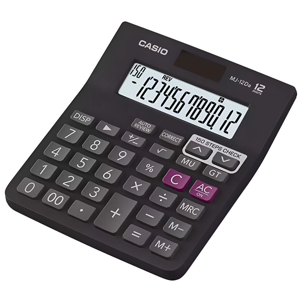 Calculadora Casio MJ-12DA 12 Digitos - Preto