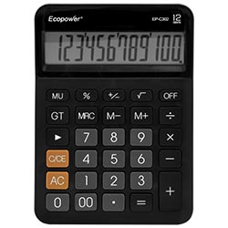 Calculadora EP-C302 12 Digitos - Preto