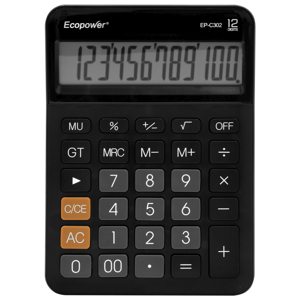 Calculadora EP-C302 12 Digitos - Preto