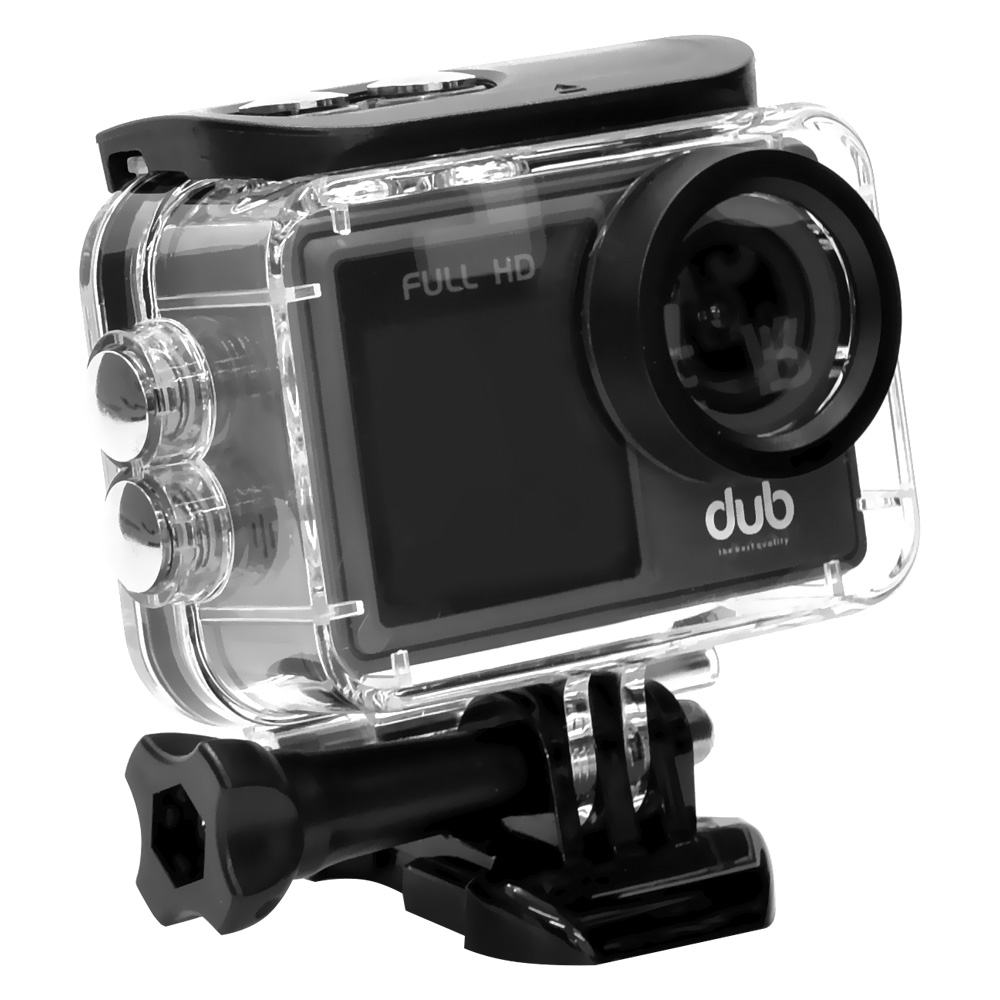 Câmera de Ação Dub Hero 13 Full HD - Preto