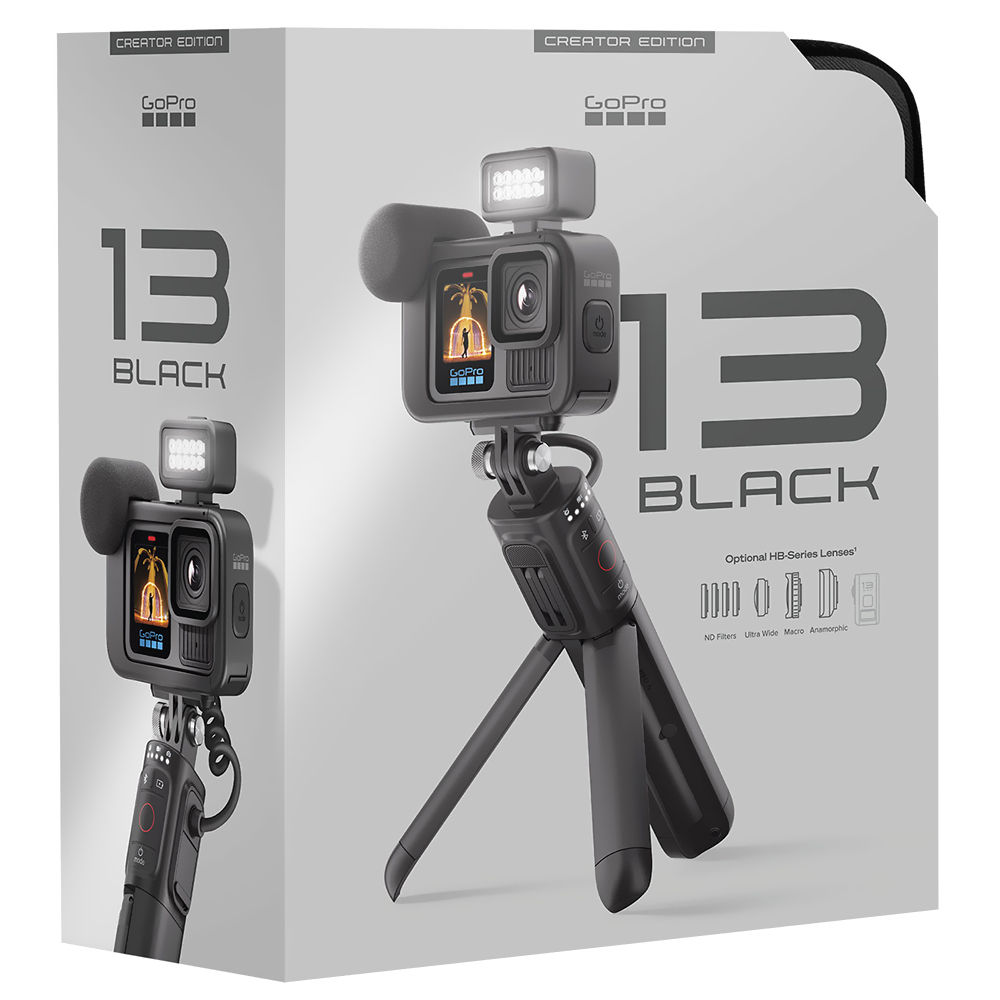 Câmera de Ação Gopro Hero 13 Black Creator Edition 5.3K60 - Preto (CHDFB-131-TH)