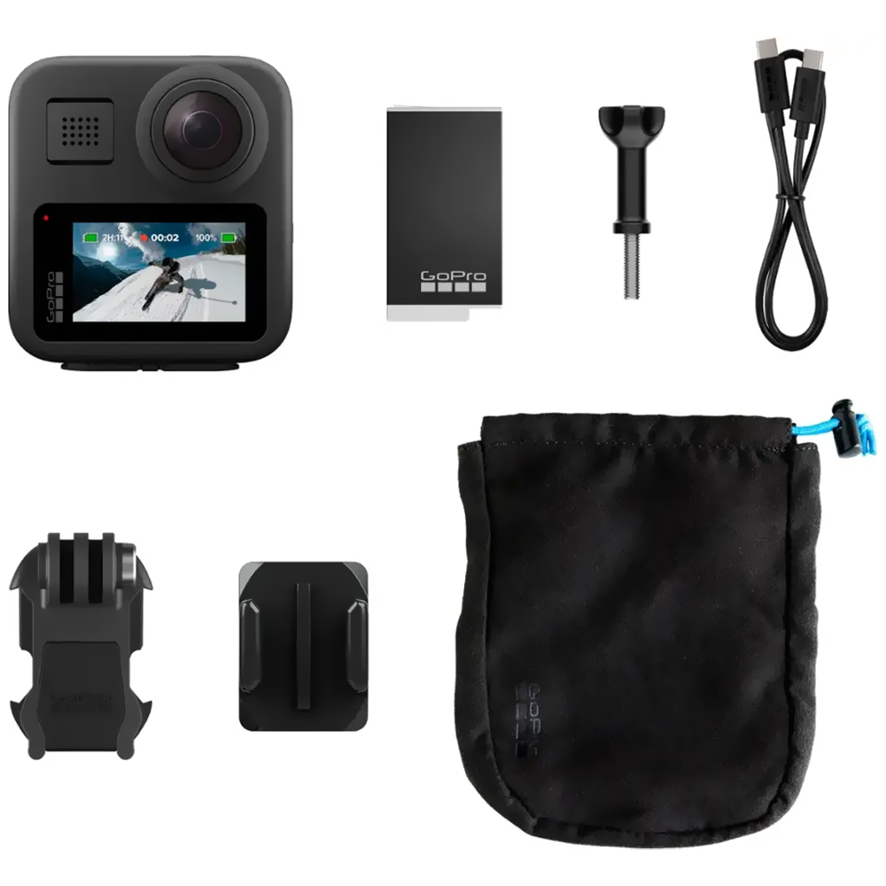 Câmera de Ação Gopro Hero Max 360 - Preto (CHDHZ-203-RW)
