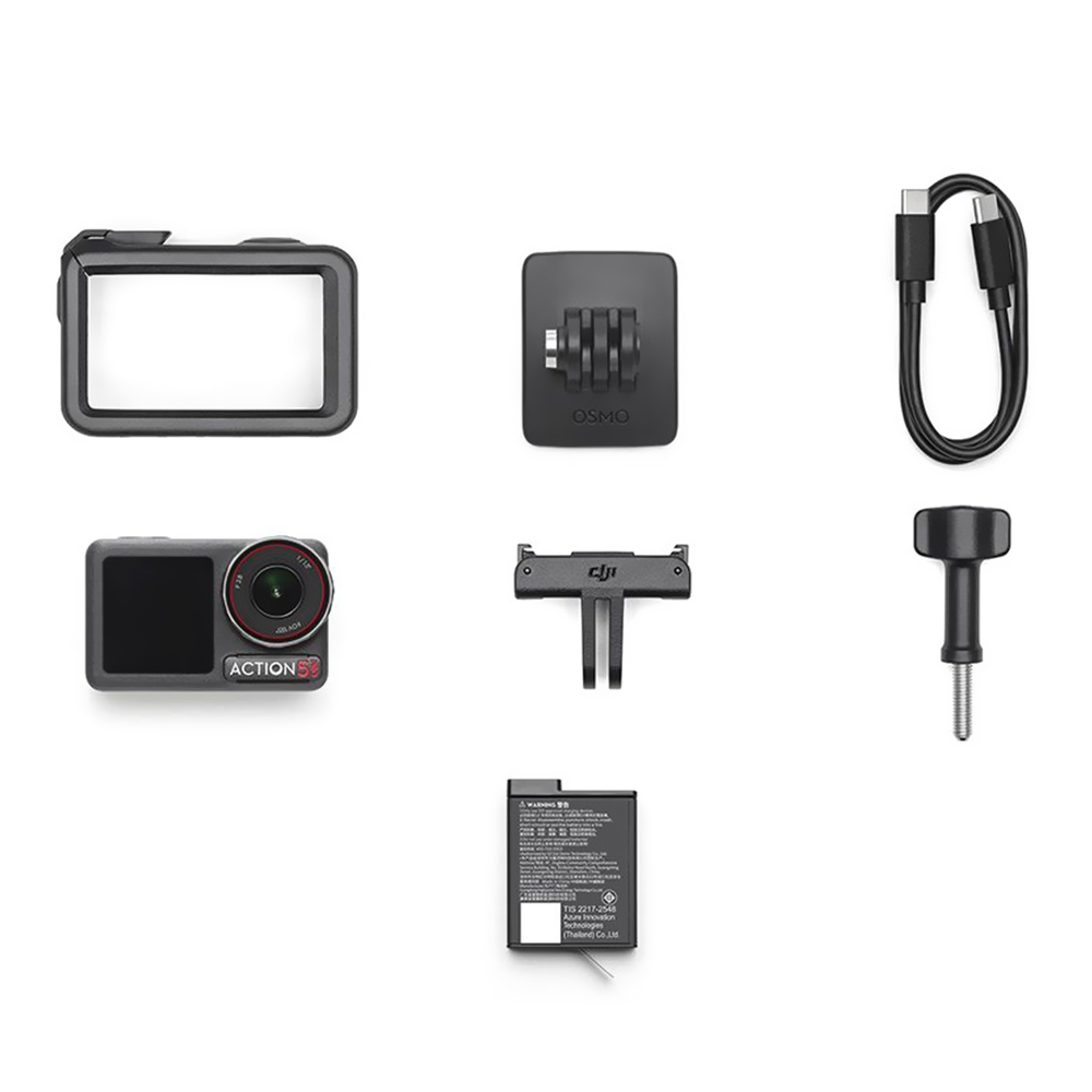 Câmera de Ação Osmo Action 5 Pro Standard Combo AC004 - Preto