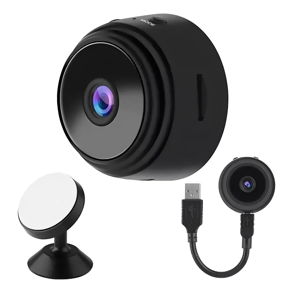 Câmera de Segurança A9 2AVVA-SXT1 Indoor / Mini / HD / Wi-Fi - Preto