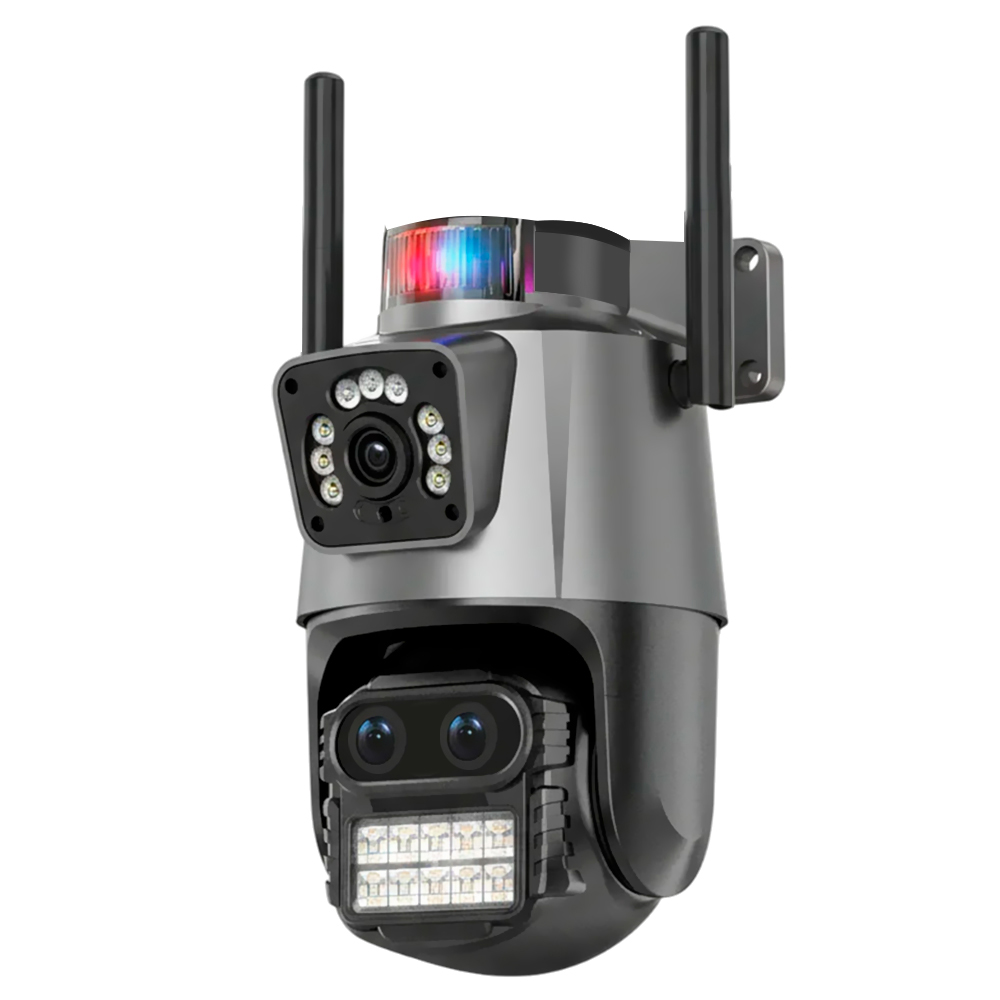 Câmera de Segurança Blulory X3 Pro Outdoor / Smart Wi-Fi / 360° - Preto