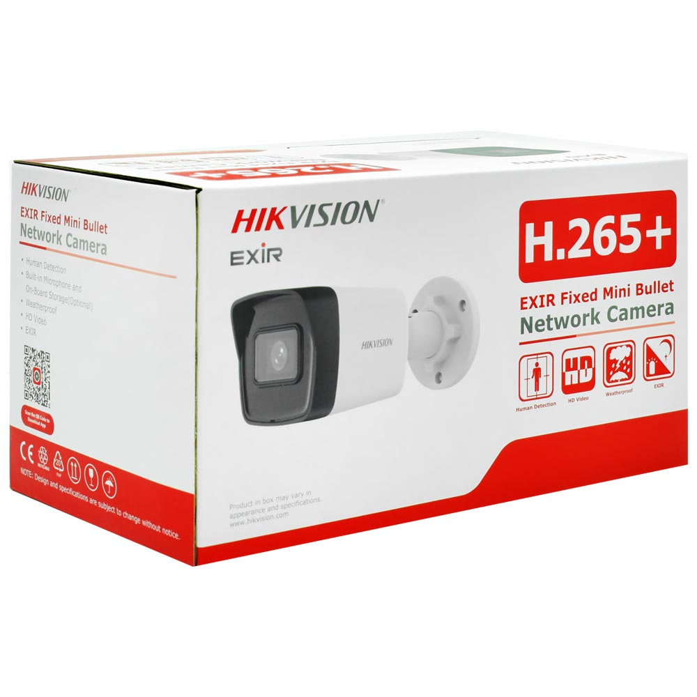 Câmera de Segurança Hikvision DS-2CD1043G2-I HD Outdoor / 2.8MM - Branco