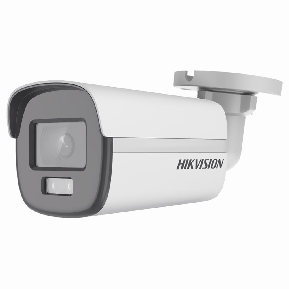 Câmera de Segurança Hikvision DS-2CE10DF0T-PF Color VU Outdoor / 1080P - Branco