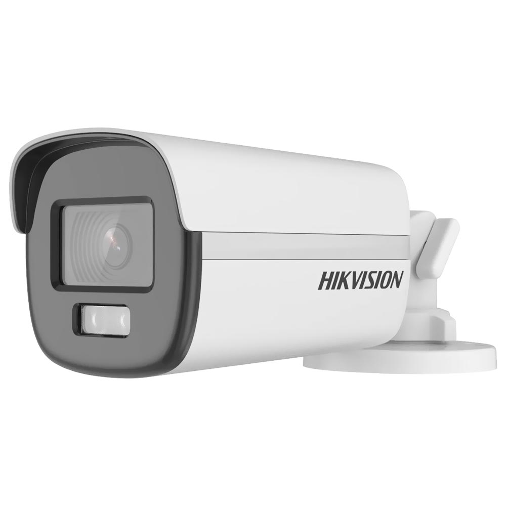 Câmera de Segurança Hikvision DS-2CE12DF0T-F Color VU Outdoor / 1080P - Branco
