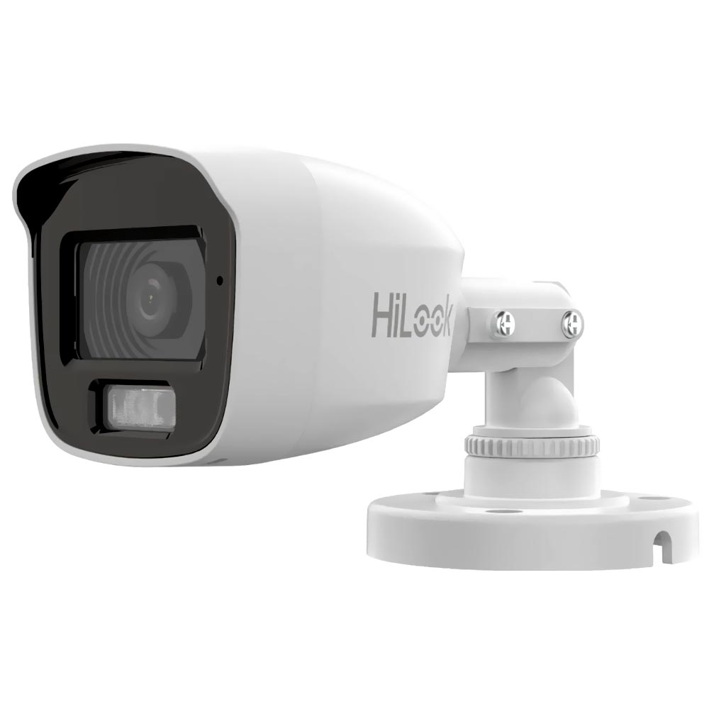 CAMERA DE SEGURANÇA HILOOK THC-B127-LPS TURBO HD 2MP/2.8MM/IP66 BRANCO